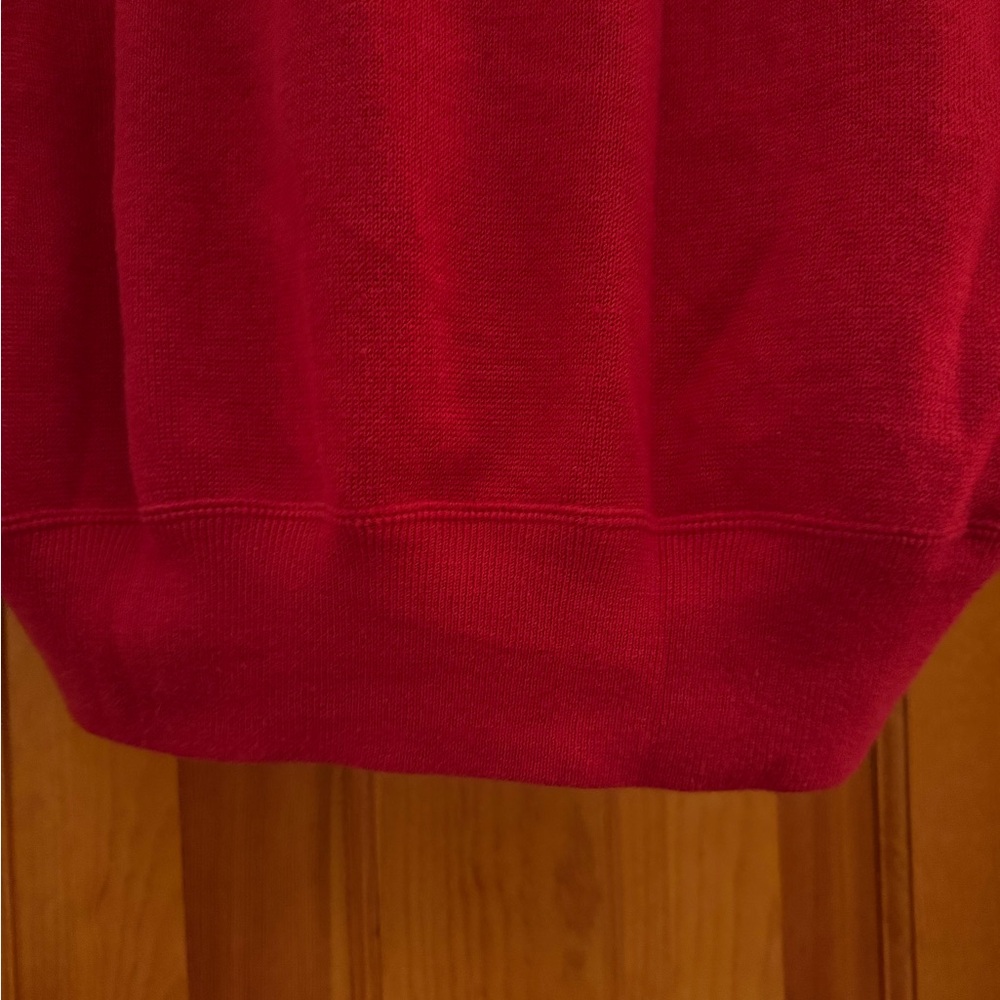 Ralph Lauren Red Cotton Sweater Vest - Picture 4 of 5
